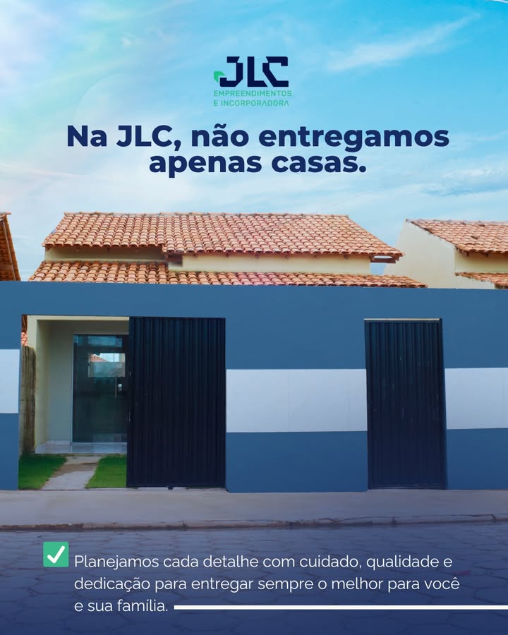 N JLC, não entregamos apenas casas.